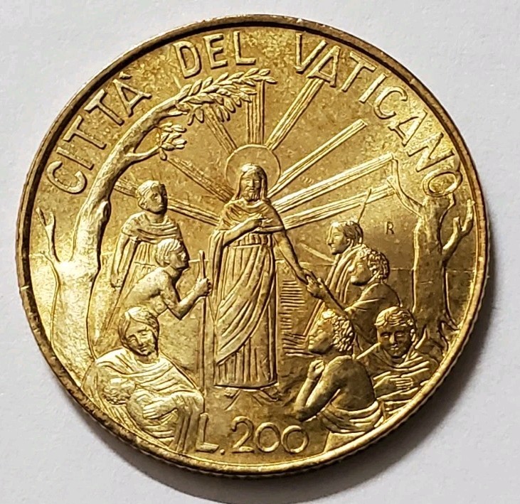 Read more about the article 1999 Vatican City 200 Lire Coin