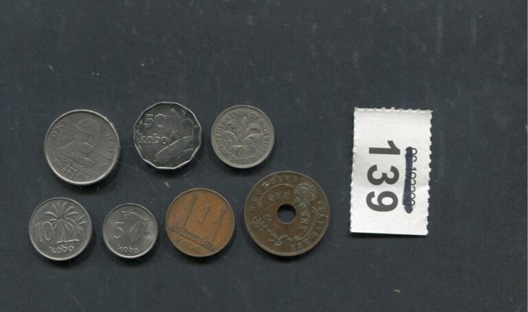 Read more about the article Set of     7    coins  of  Nigeria