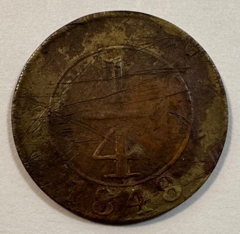 Read more about the article 1844 Dominican Republic 1/4 Real
