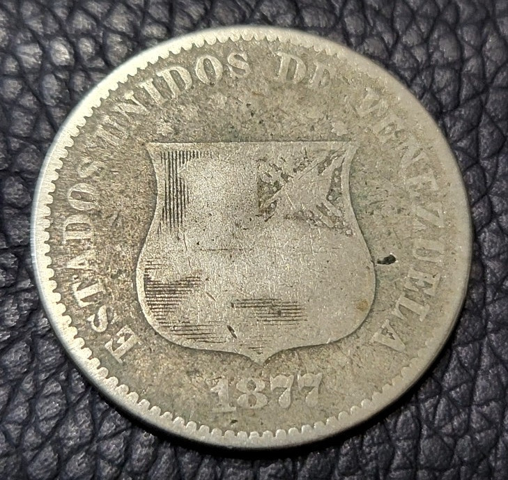 Read more about the article 1877 Venezuela 2½ Centavos Coin