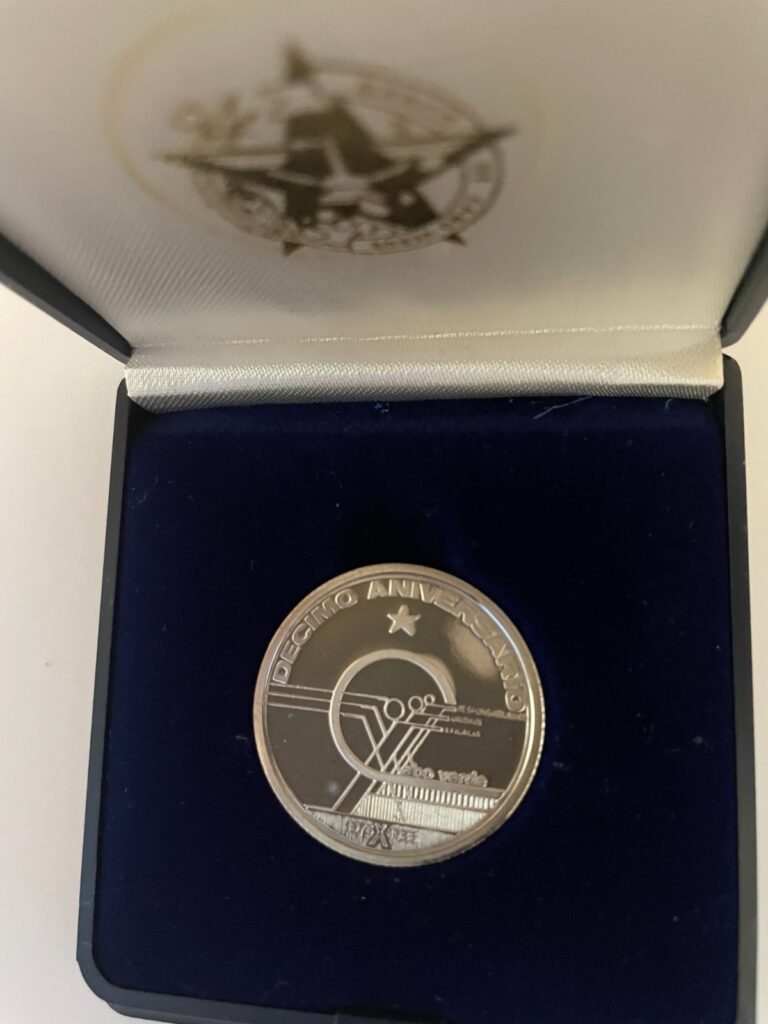 Read more about the article 1985 CAPE VERDE  CABO VERDE 10 Yr Independence 10 Escudos proof Silver Coin
