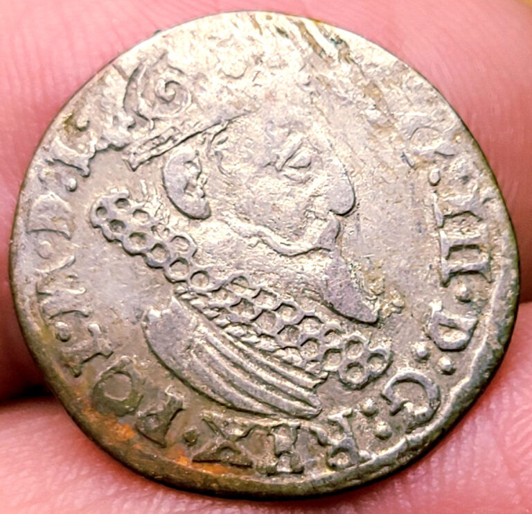 Read more about the article TONED 1623 Poland 3 Groschen Silver coin SIGISMUND III
