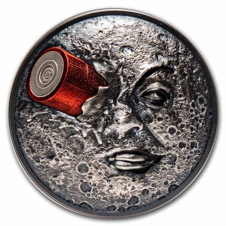 Read more about the article 2022 Palau 2 oz Silver Antique Trip to the Moon 120th Anniversary