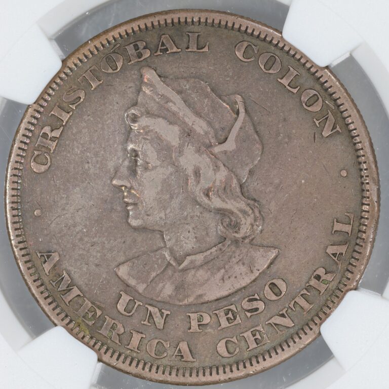 Read more about the article 1894-CAM El Salvador Silver 1 Peso – NGC VF35