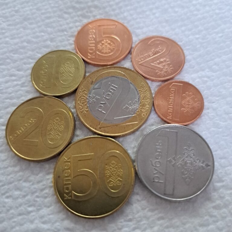 Read more about the article Belarus 2009 Coins Rubles Kopeks  lot/set 8 pcs.#400z