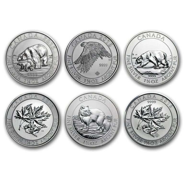 Read more about the article Canada 1.5 oz Silver $8 BU (Random Year)