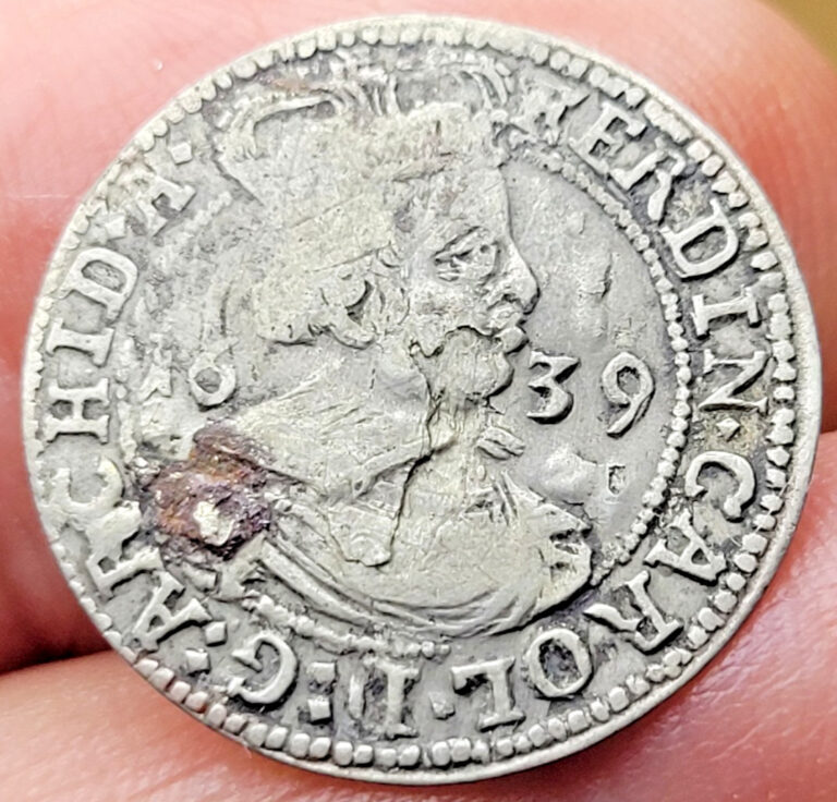 Read more about the article Austria 3 Kreuzer 1639 Ferdinand Karl Silver Coin