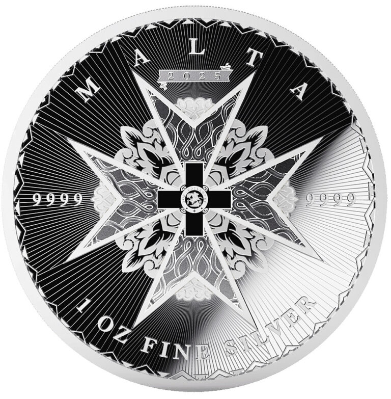 Read more about the article 2025 Malta 1 oz Silver Maltese Cross .9999 Silver BU Coin