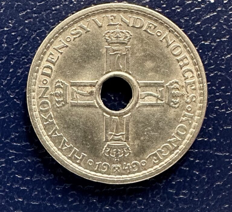 Read more about the article Beautiful 1949 Norway 1 Krone KM 385