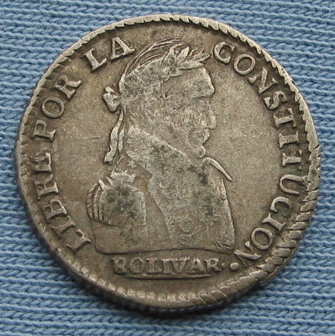Read more about the article 1830 Bolivia 1 Sol PTS JL Bolivar – too heavy? 3.41g