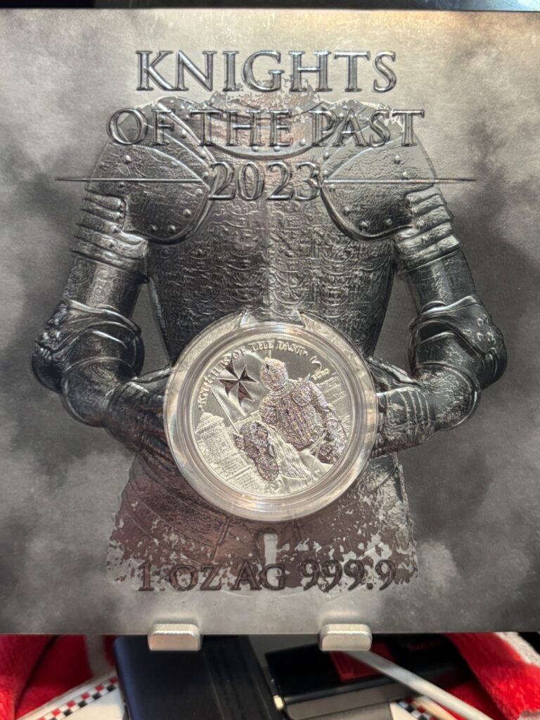 Read more about the article 2023 1oz Malta Knights of The Past .9999 Silver BU Coin