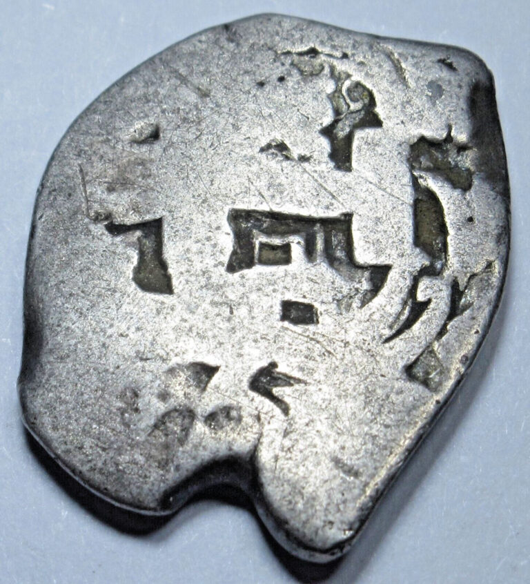 Read more about the article 1760’s Spanish Bolivia Silver 1 Reales Genuine 1700’s Pirate Treasure Cob Coin