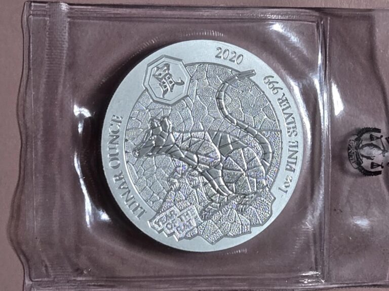 Read more about the article 2020 Rwanda Year Of The Rat 1 Oz 999 Silver Coin – Key Date – In Original Sleeve