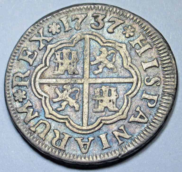 Read more about the article 1737 Spanish Silver 1 Reales Genuine 1700’s Colonial Cross Pirate Treasure Coin