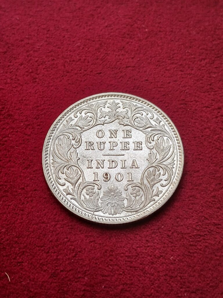 Read more about the article ONE RUPEE INDIA 1901 SILVER and Free Shipping in USA