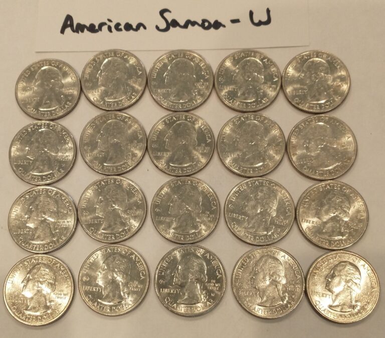 Read more about the article 2020-W- V75  American Samoa Quarters- Buy It Now- Per Coin