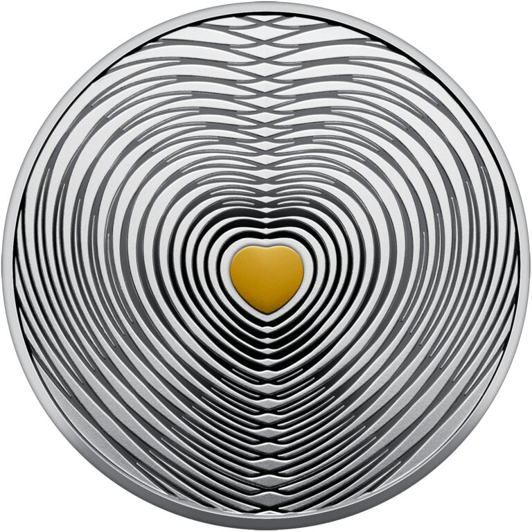 Read more about the article Ukraine   Ten Hryvnya    10 UAH Love   The Power of Love  Silver 2025 year