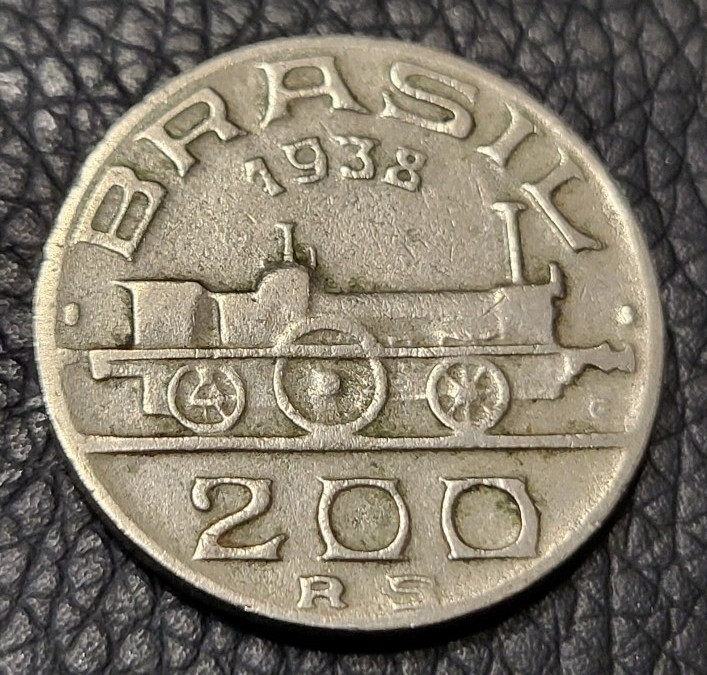 Read more about the article 1938 Brazil 200 Reis Coin