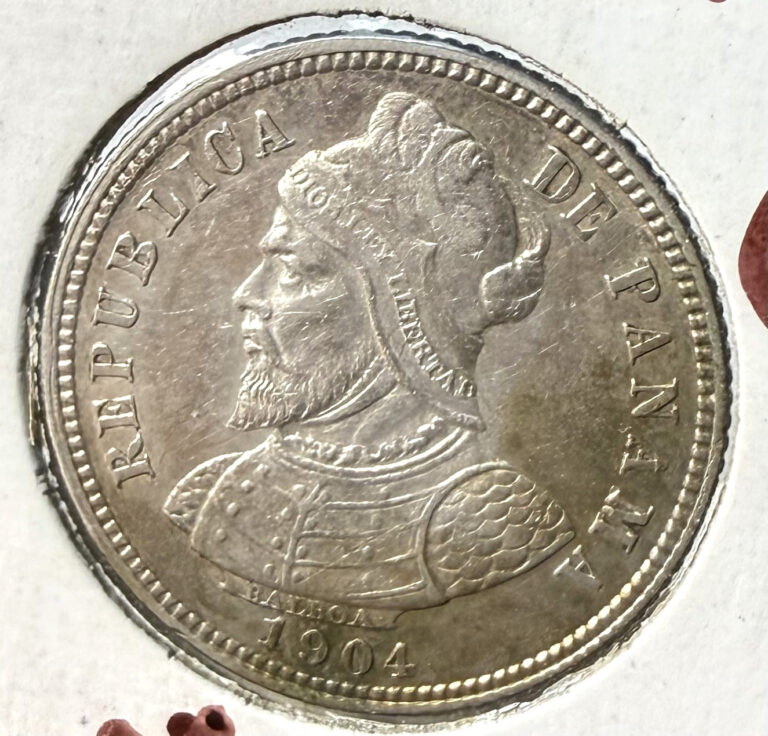 Read more about the article 1904 Panama Ten Centesimos Coin -90% Silver