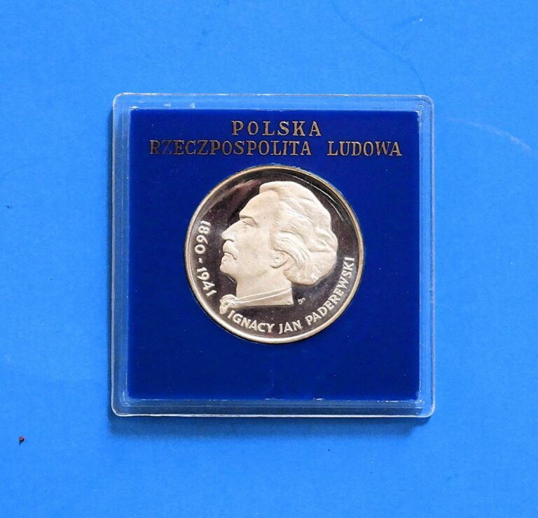 Read more about the article Poland 100 Zloty Ignacy Jan PADEREWSKI Composer Silver Coin 1975