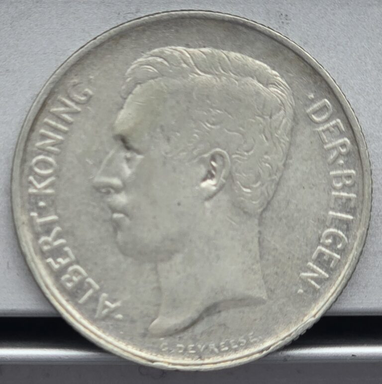 Read more about the article Belgium 1911 2 Francs Silver Coin – Dutch Variety
