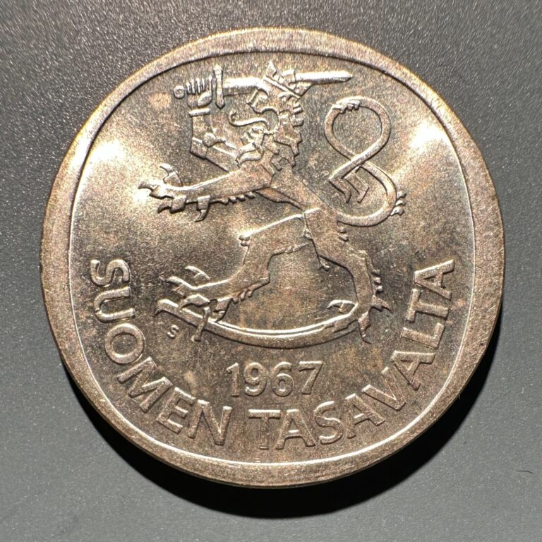 Read more about the article 1967 Finland 1 Markka Silver Coin