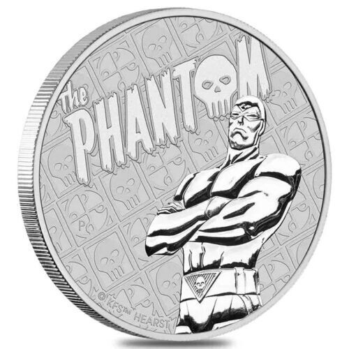 Read more about the article 2023  Tuvalu The Phantom 1 Oz .999 Silver $1 Dollar BU Coin DC Comics in Capsule