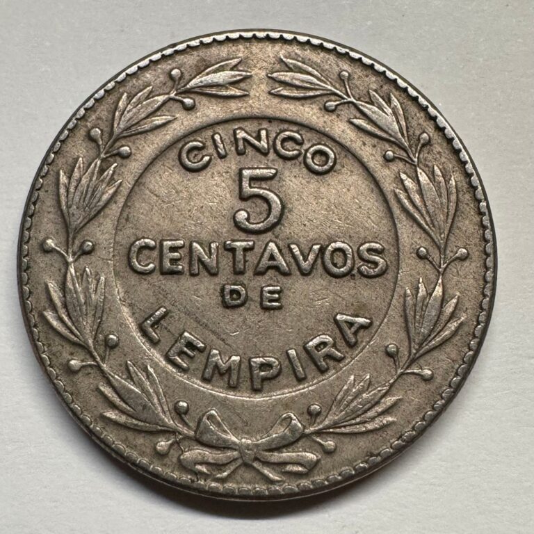 Read more about the article 1956 Honduras 5 Centavos – Coins #C-049