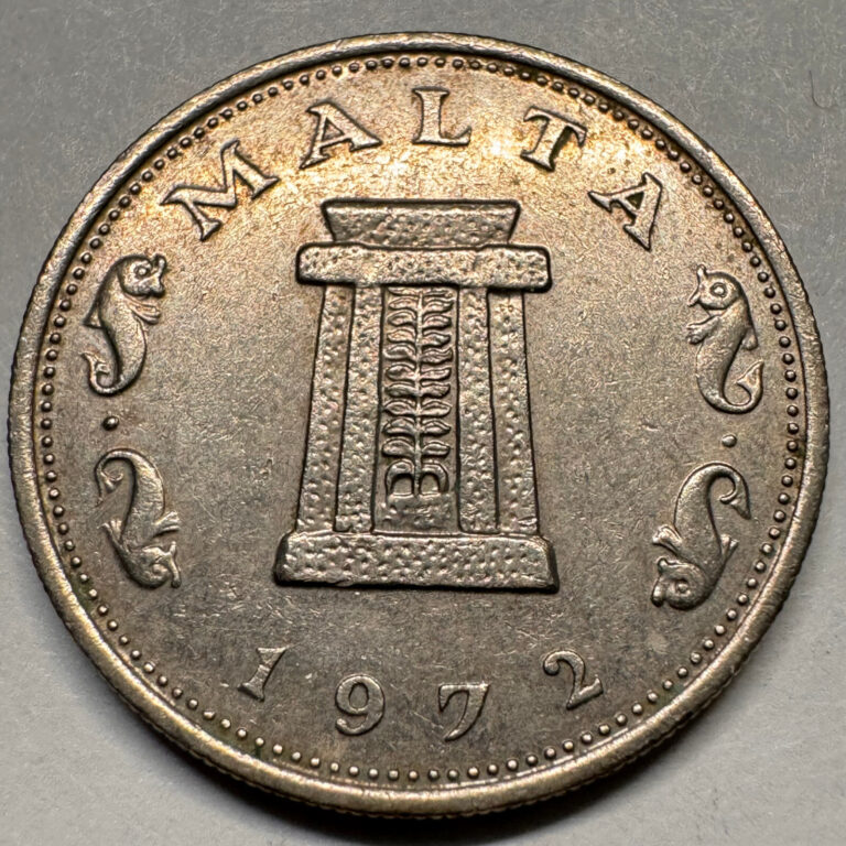 Read more about the article 1972 Malta 5 Cents – Beautiful Coin – #A-024-B