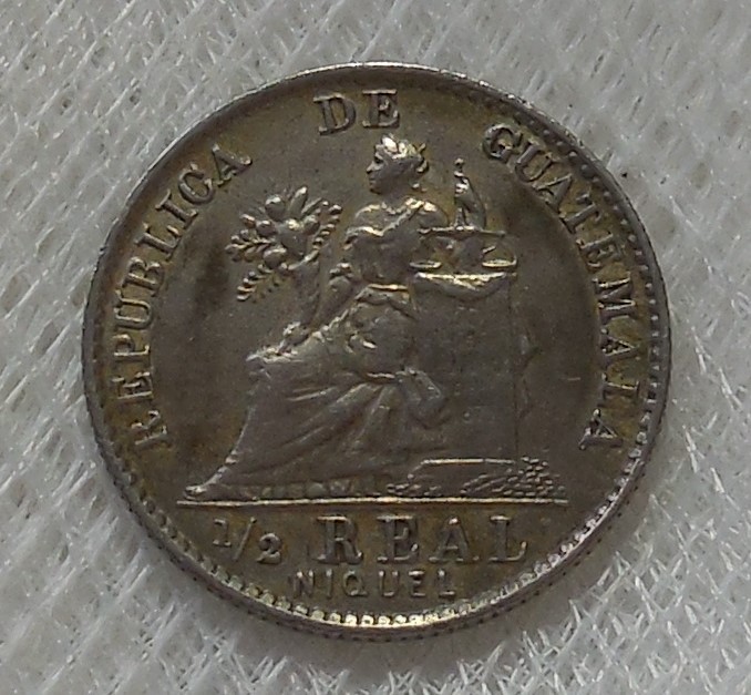 Read more about the article 1901 GUATEMALA 1/2 REAL COIN HIGH GRADE