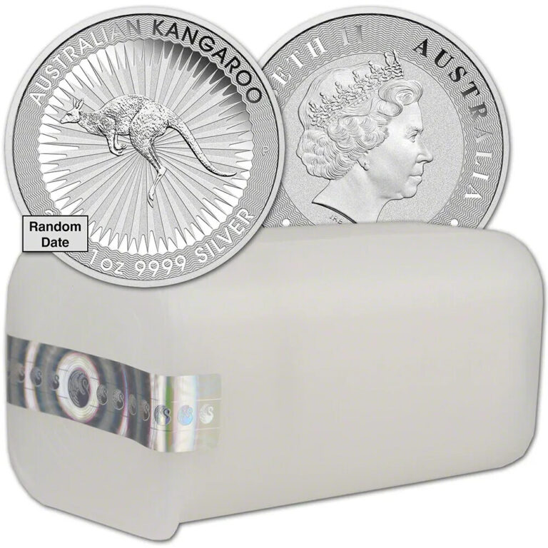 Read more about the article 1 oz Australian Silver Kangaroo Coin BU (No Culls  Random Date) Roll of 20