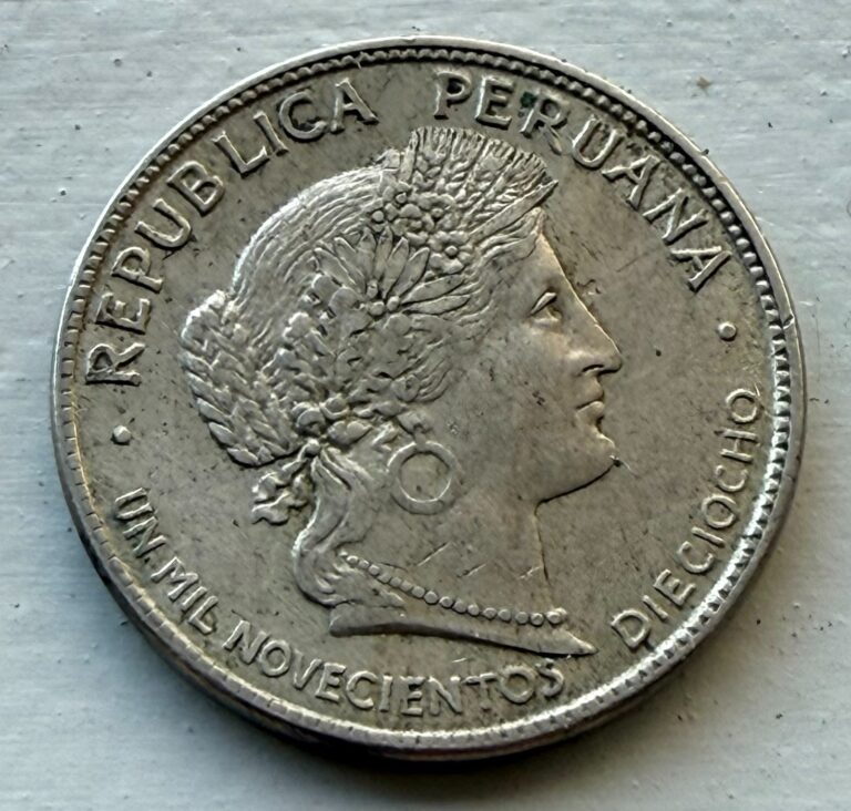 Read more about the article 1919 Peru 10 Centavos Coin ~ (XF) Condition ~ Low Mintage 2.5M
