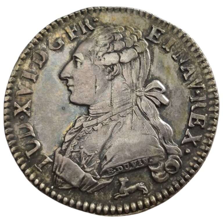 Read more about the article 1786 France 24 Sols  1/5 ECU Louis XVI – R ORLEANS Silver French Coin 14U