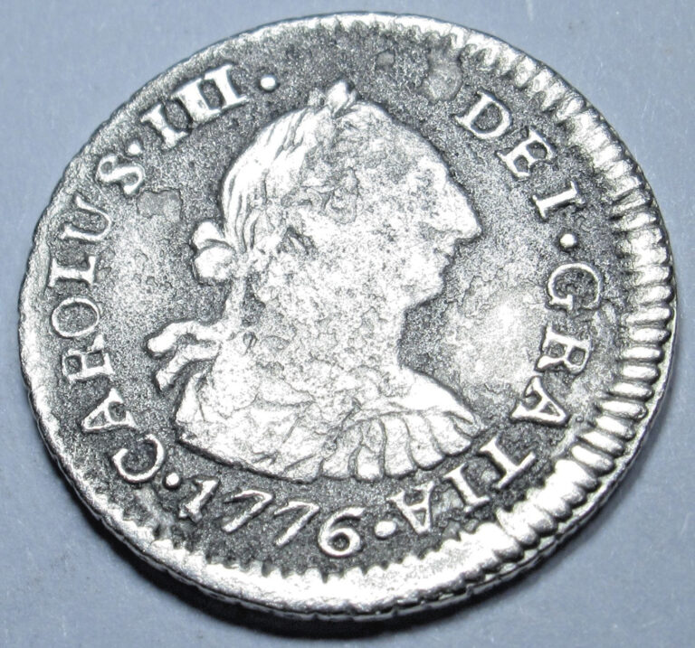Read more about the article 1776 Shipwreck Spanish Bolivia 1/2 Reales Genuine 1700’s US Colonial Pirate Coin