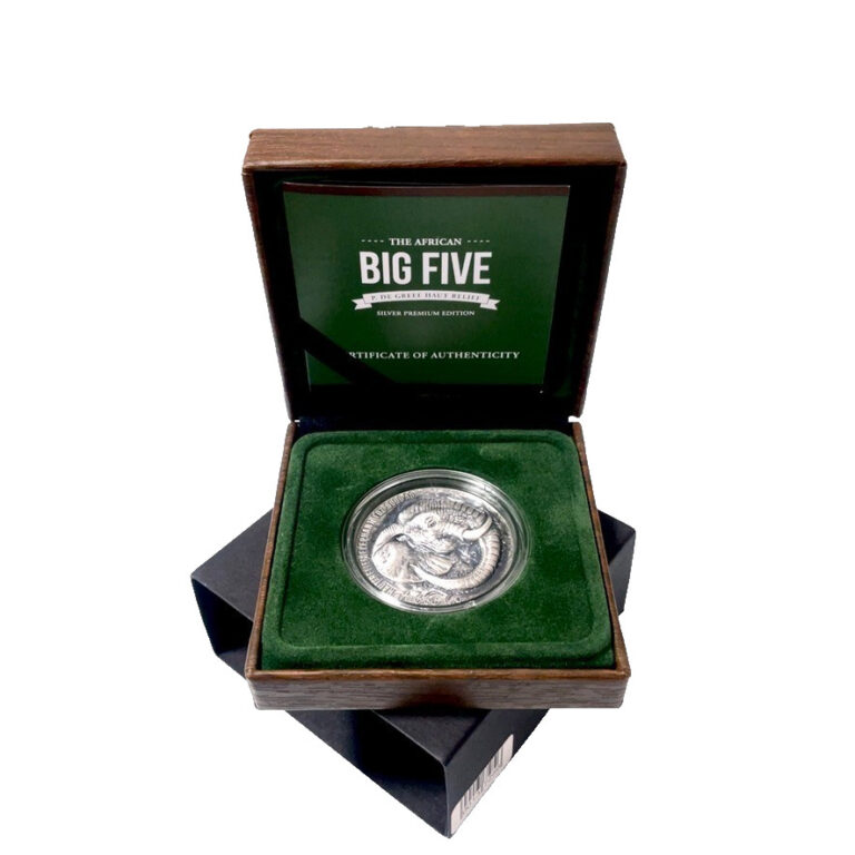 Read more about the article Ivory Coast 1000 Francs Big Five African Elephant 1oz Silver Number  212 / 750