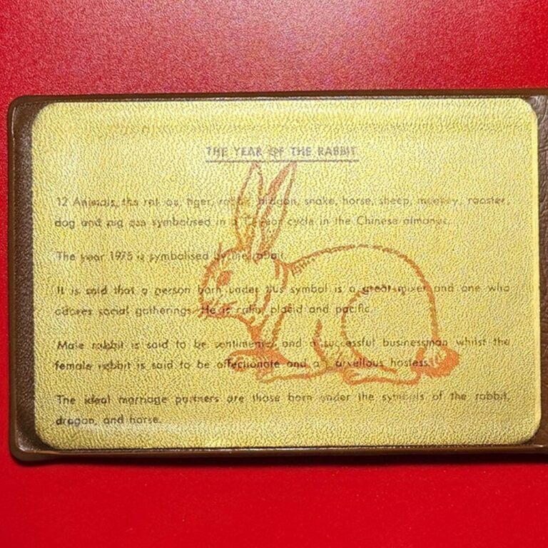 Read more about the article 1975 SINGAPORE (6) COINS MINT SET “YEAR OF THE RABBIT” BUNNY BROWN WALLET+COA