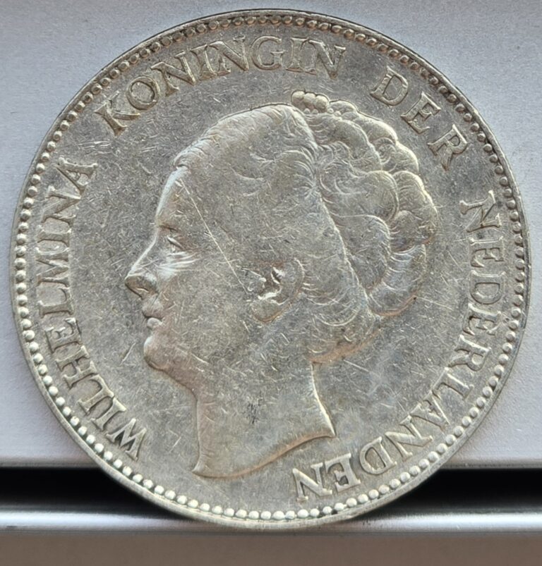 Read more about the article Netherlands 1924 1 Gulden Silver Coin
