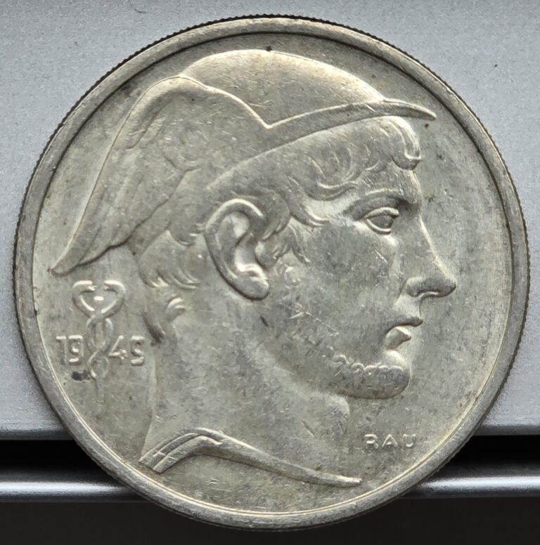 Read more about the article Belgium 1949 50 Francs Silver Coin