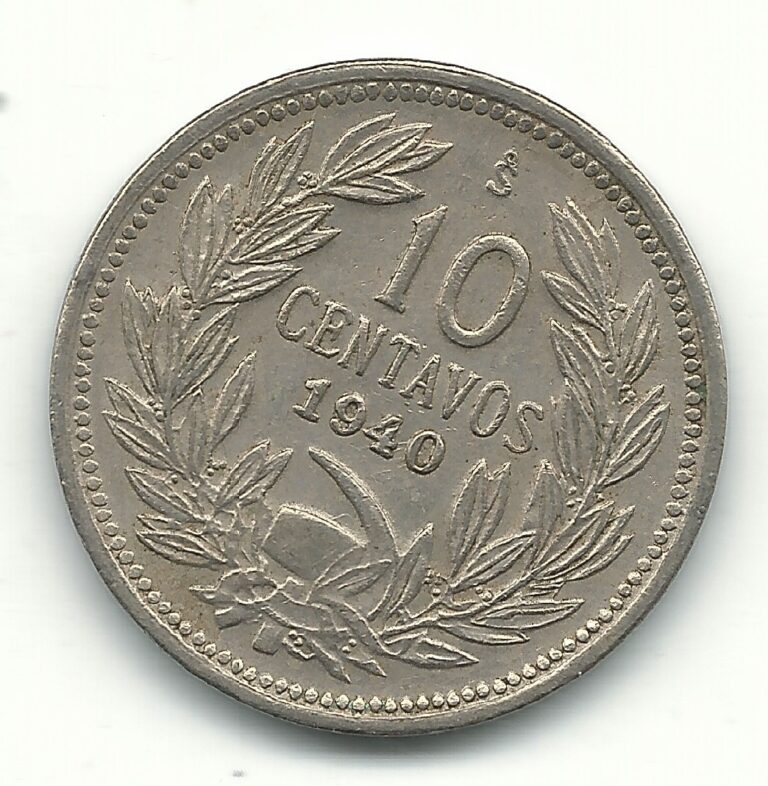 Read more about the article A VERY NICELY DETAILED HIGH GRADE AU 1940 S CHILE 10 CENTAVOS COIN-JUL210