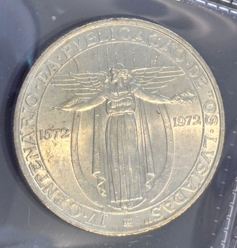 Read more about the article Silver Portugal 50 Escudos 1972 Lustrous
