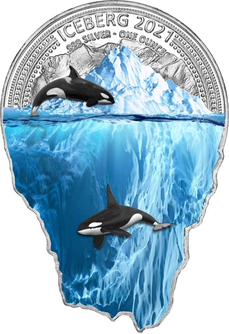 Read more about the article 1 oz Silver Coin 2024 Fiji 2000 Francs Wonders of Nature Iceberg with Box and COA