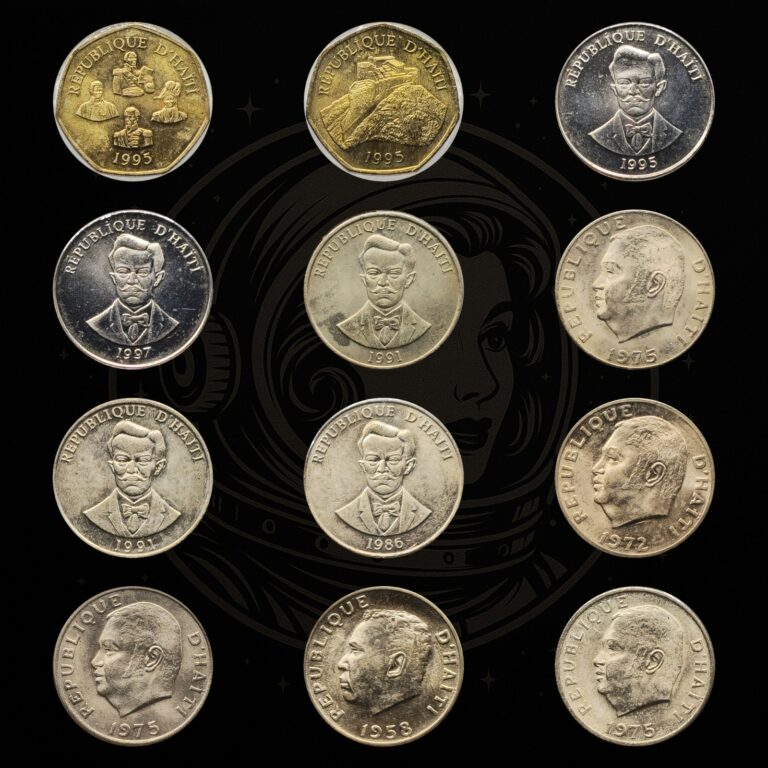 Read more about the article 🇭🇹 Haiti Coin Lot x12 – Gourdes and Centimes (1958–1995)  Historic Mixed Designs