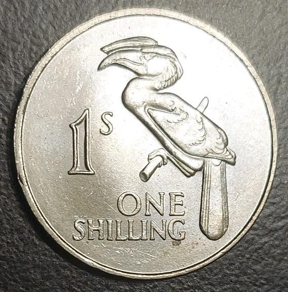Read more about the article 1966 Zambia 1 Shilling UNC Prooflike Key Date Scarce Coin KM 7 Thematic Bird