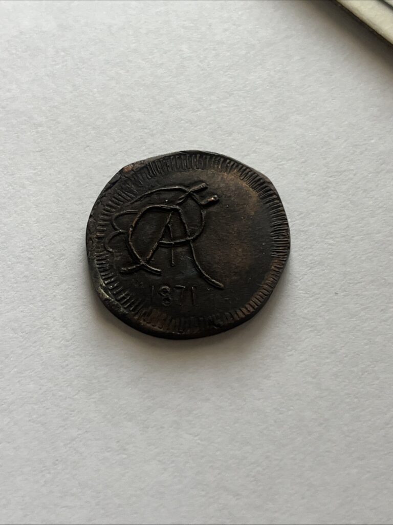 Read more about the article 1871 UNKNOWN MEXICO HACIENDA COIN