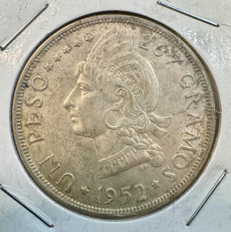 Read more about the article 1952 Dominican Republic Silver Peso