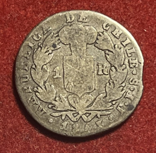 Read more about the article Chile Real 1843 So IJ Silver Coin KM#94.2 T7246