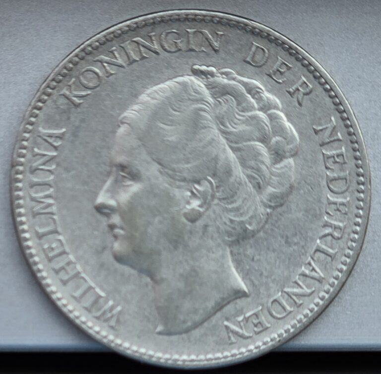 Read more about the article Netherlands 1931 1 Gulden Silver Coin