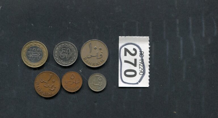 Read more about the article Set of  6    coins of       Bahrain