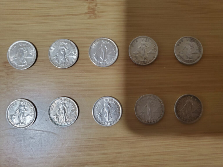 Read more about the article 10 Piece 1945 Philippines 10 Centavos Coins Ships Free