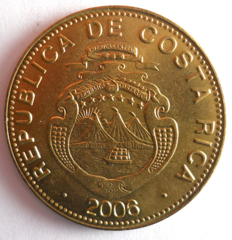 Read more about the article 2006 COSTA RICA 500 COLONES – Excellent Coin – FREE SHIP – Bin #998